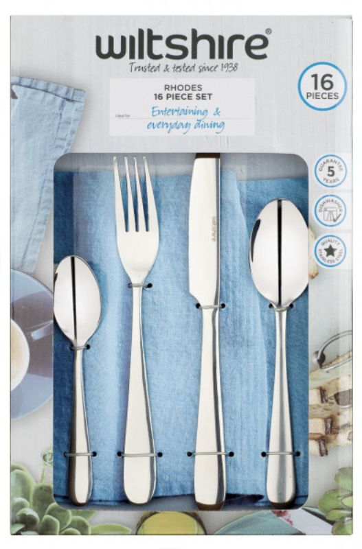 Wiltshire - Rhodes Cutlery Set 16Piece