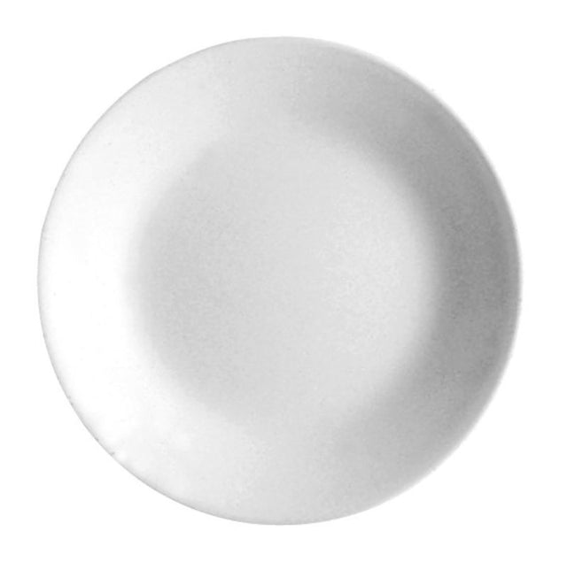 Set of 6 Corelle Winter Frost Plates, 17cm, durable white dinnerware ideal for stylish dining and easy cleanup.