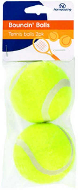 Set of 4 bright yellow tennis balls designed for durability and optimal performance for all skill levels.