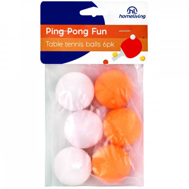 Set of 4 durable Homeliving ping pong balls designed for consistent bounce and enhanced gameplay.