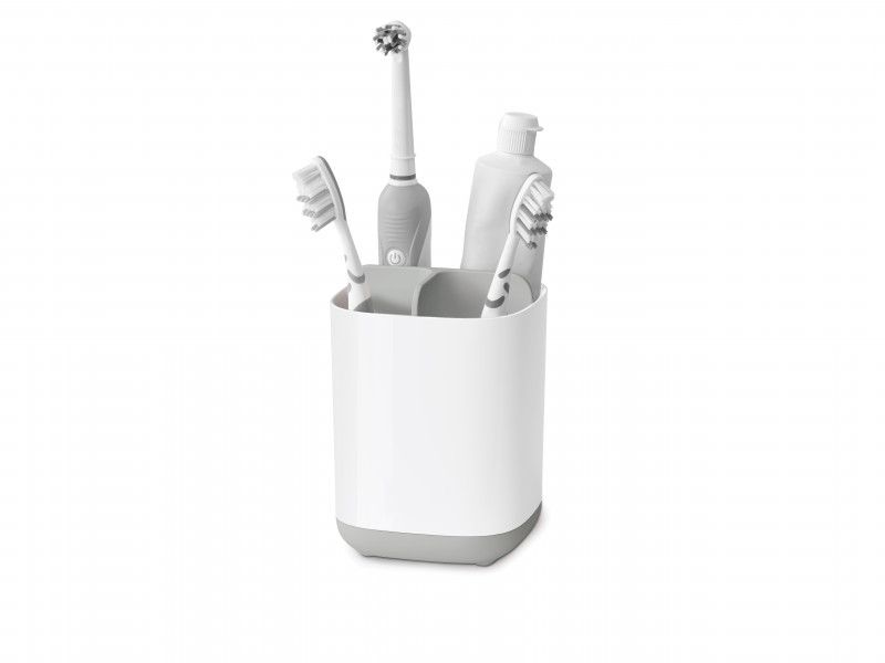 Joseph Joseph - EasyStore Toothbrush Caddy (Grey/White)