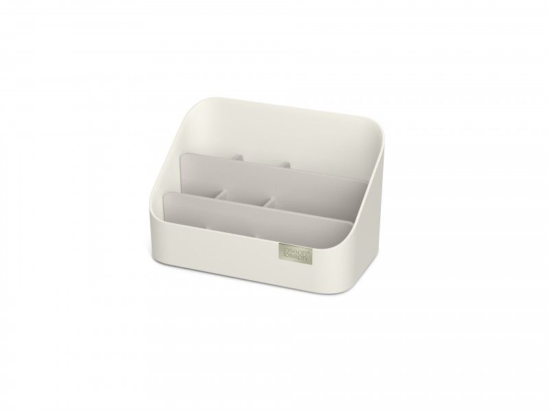 Joseph Joseph Viva Tiered Cosmetic Organiser in Shell, elegantly storing makeup with a compact, stylish design.