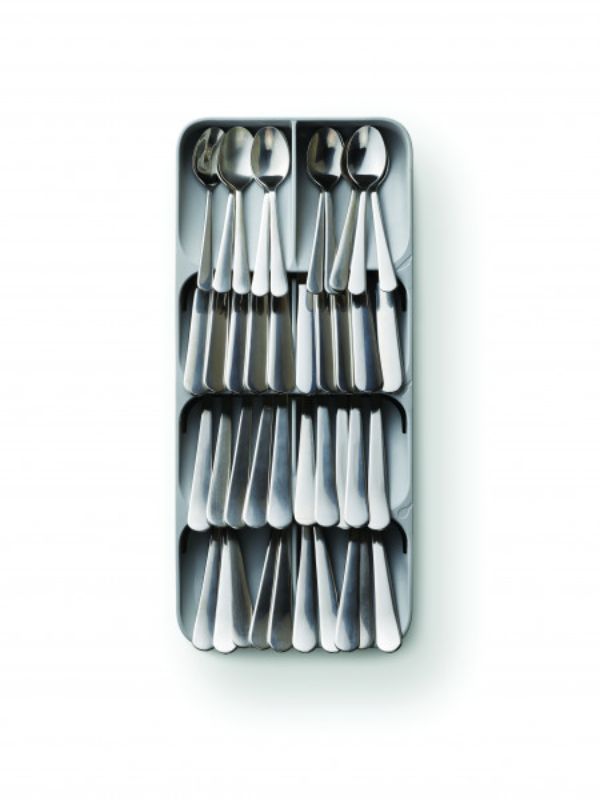 Joseph Joseph - DrawerStore Large Compact Cutlery Organiser - Grey