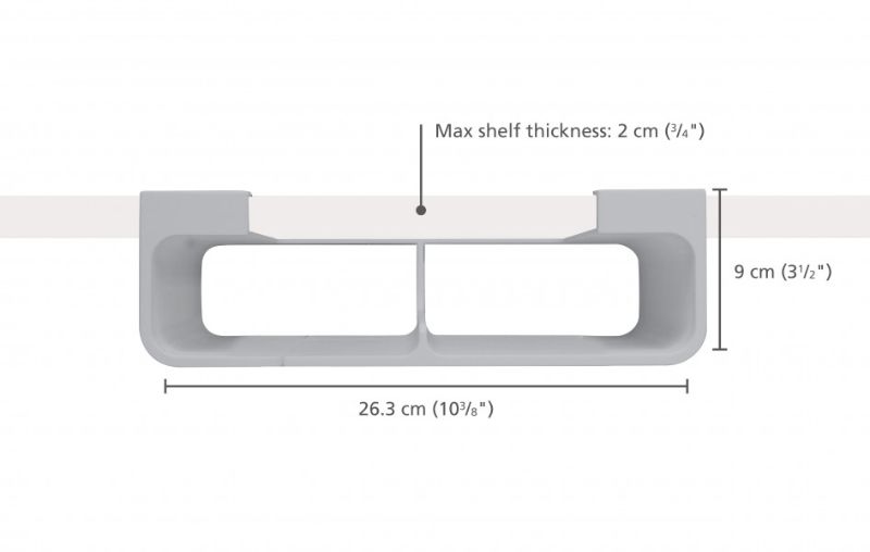 Joseph Joseph - CupboardStore Film, Foil and Bag Organiser - Grey