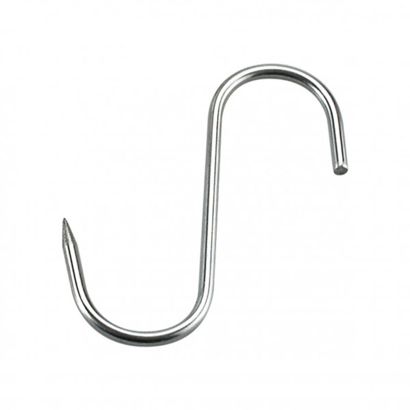 Inox Macel - 1 Point Fixed Hook – 160X6mm - Set of 10